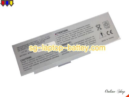 MITAC Easy Note E series Replacement Battery 5200mAh 11.1V White Li-ion