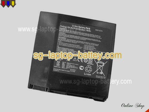 Genuine ASUS G74SX-A1 Battery For laptop 5200mAh, 74Wh , 14.4V, Black , Li-ion