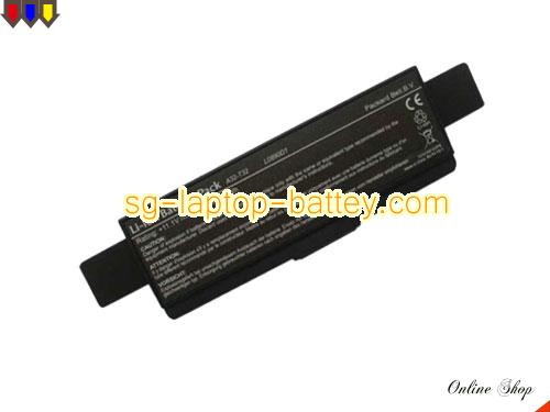 ASUS EasyNote BG48-M-056FR Replacement Battery 5200mAh 11.1V Black Li-ion