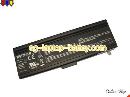 GATEWAY HI-GRADE W812UI1Series Replacement Battery 6600mAh 11.1V Black Li-ion