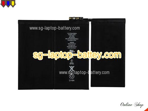 APPLE iPad 2 Replacement Battery 25Wh 3.8V Black Li-Polymer