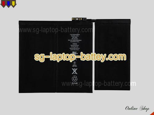 APPLE iPad 2(16GB) Wifi+3G Replacement Battery 25Wh 3.8V Black Li-Polymer