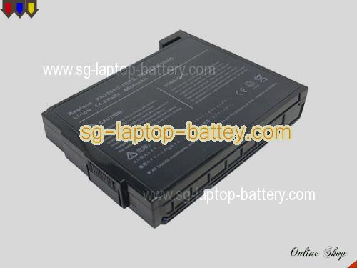 TOSHIBA Satellite P20 Replacement Battery 6600mAh 14.8V Black Li-ion