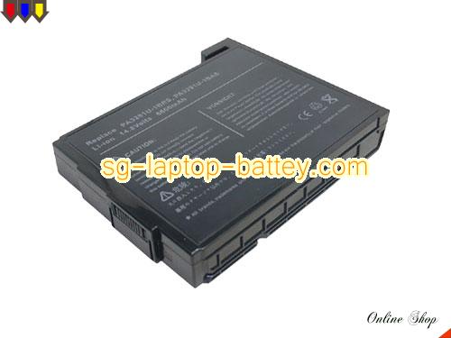 TOSHIBA Satellite P20 Series Replacement Battery 6600mAh 14.8V Black Li-ion