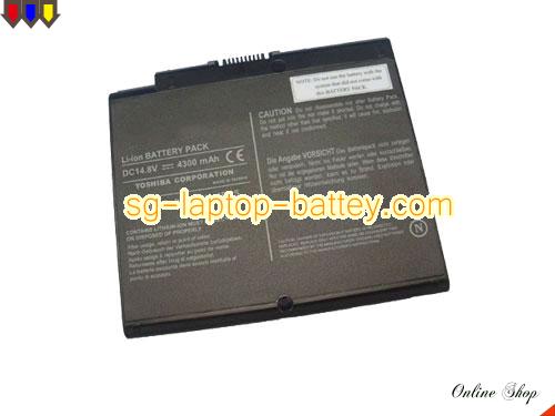 TOSHIBA Satellite P10 Replacement Battery 4300mAh 14.8V Black Li-ion