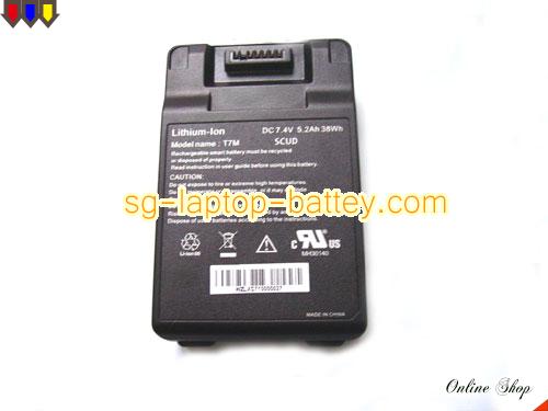 NOTEBOOK T7M Battery 5200mAh, 38Wh , 5.2Ah 7.4V Black Li-ion