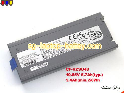 Genuine PANASONIC TOUGHBOOK CF19 SERIES Battery For laptop 5700mAh, 58Wh , 5.7Ah, 10.65V, Grey , Li-ion