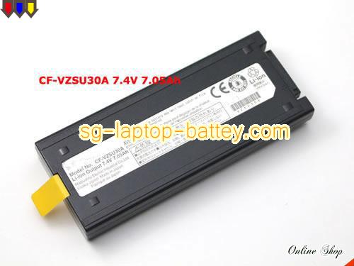 Genuine PANASONIC CF-18 Battery For laptop 7650mAh, 7.65Ah, 7.4V, Black , Li-ion