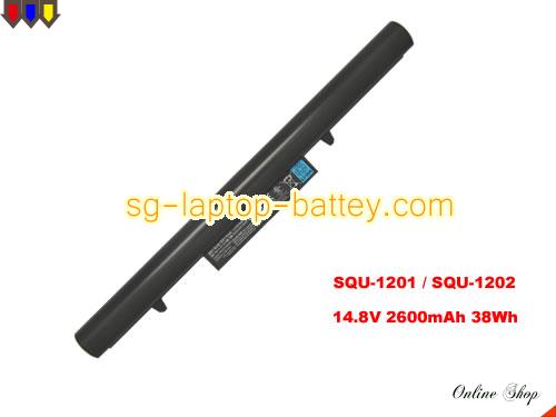 Genuine HASEE Q480s Battery For laptop 2600mAh, 38Wh , 14.8V, Black , Li-ion