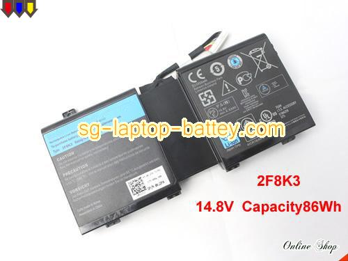 ALIENWARE 2F8K3 Battery 86Wh 14.8V Black Li-ion