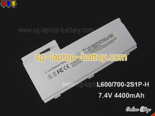 NETBOOK 700-2S1P-H Battery 4400mAh, 29.6Wh  7.4V White Li-ion