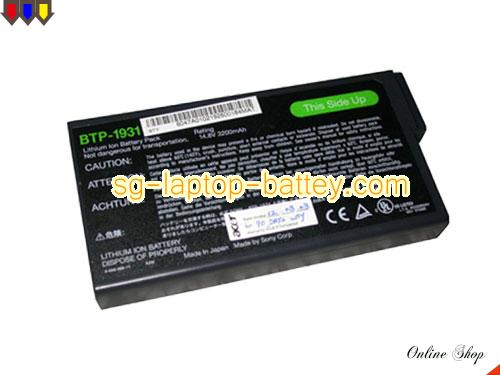 ACER Extensa 700T Replacement Battery 3200mAh 14.8V Black Li-ion