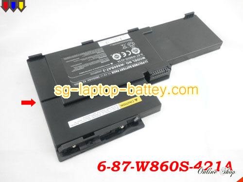 Genuine SAGER NP8690-S1 Battery For laptop 3800mAh, 11.1V, Black , Li-Polymer