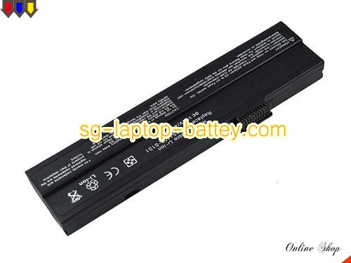 FUJITSU M152D Replacement Battery 6600mAh 11.1V Black Li-ion