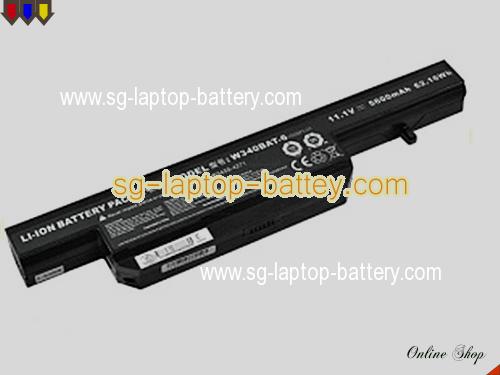 Genuine CLEVO G150S Battery For laptop 5600mAh, 62Wh , 11.1V, Black , Li-ion