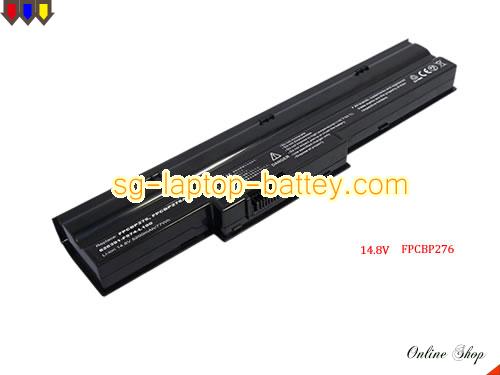 FUJITSU LIFEBOOK NH751 Replacement Battery 4400mAh, 66Wh  14.8V Black Li-ion