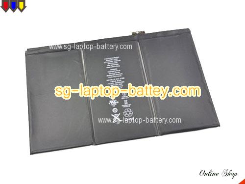 APPLE IPAD 3 Replacement Battery 43Wh, 11.56Ah 3.7V Black Li-ion