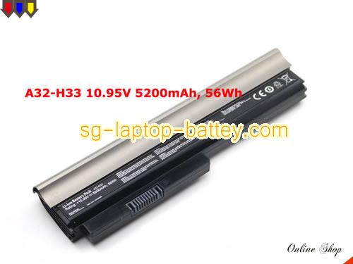 Genuine HASEE K360-P6 Battery For laptop 5200mAh, 56Wh , 10.95V, Grey , Li-ion