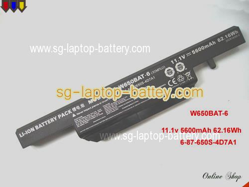 Genuine HASEE K710C Battery For laptop 5600mAh, 62.16Wh , 11.1V, Black , Li-ion