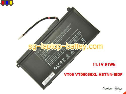 Genuine HP TPN-I103 Battery For laptop 91Wh, 11.1V, Black , Li-Polymer