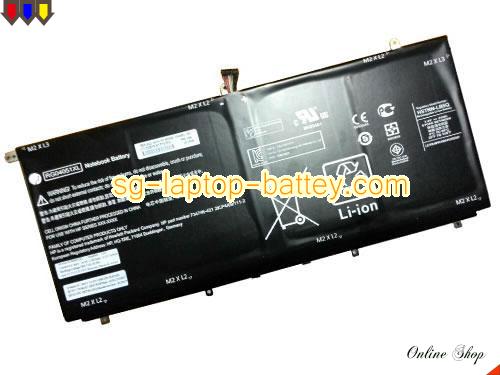 Genuine HP 13-3000 Battery For laptop 6840mAh, 7.4V, Black , Li-Polymer