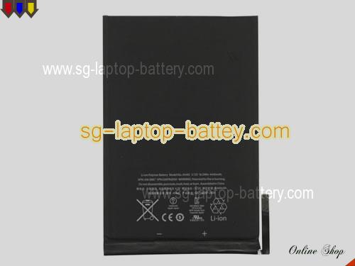 APPLE MD528LL/A Replacement Battery 4440mAh, 16.5Wh  3.72V Black Li-Polymer