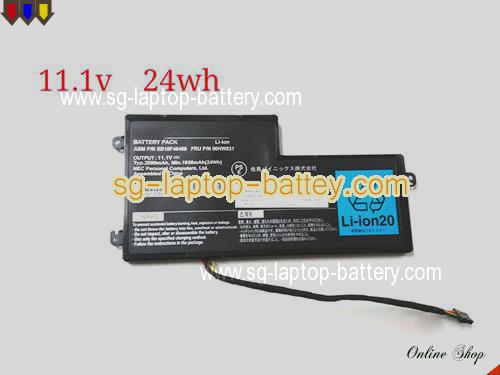 NEC FRU 00HW031 Battery 2090mAh, 24Wh  11.1V Black Li-ion