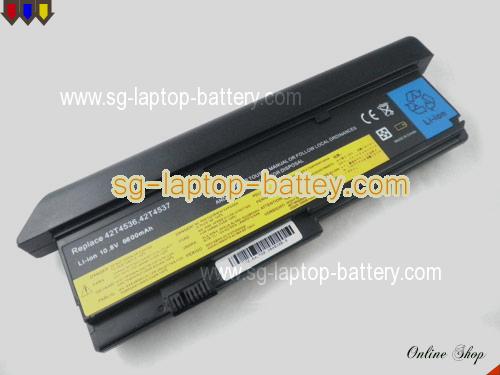 IBM ThinkPad X200 Series (Not Tablet) Replacement Battery 7800mAh 10.8V Black Li-ion