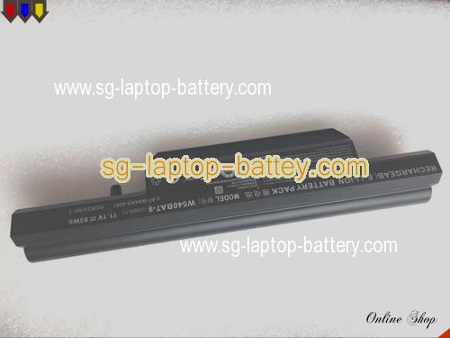 Genuine CLEVO Nexoc B509II Battery For laptop 93Wh, 11.1V, Black , Li-ion