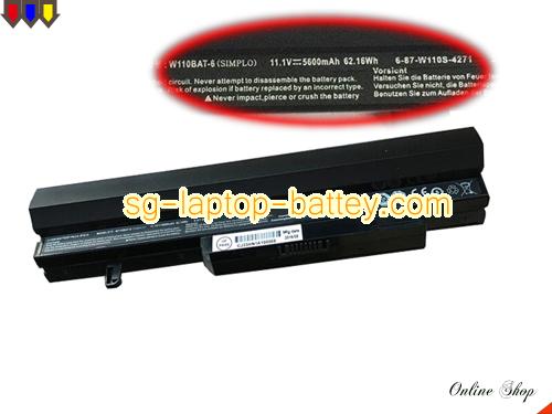 Genuine SAGER NP6110 Battery For laptop 5600mAh, 62.16Wh , 11.1V, Black , Li-ion