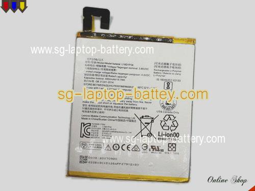 Genuine LENOVO L16D1P34 Laptop Battery  rechargeable 4850mAh, 18.7Wh Sliver In Singapore 