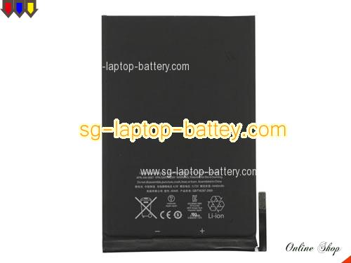 Replacement APPLE A1454 Laptop Battery 616-0688 rechargeable 4440mAh, 16.5Wh Black In Singapore 