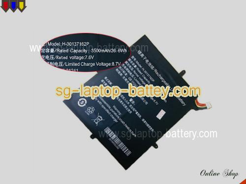 Replacement TECLAST 2666144 Laptop Battery H30137162P rechargeable 3500mAh, 26.6Wh Black In Singapore 