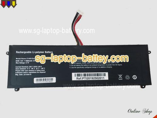 Genuine CHUWI HW-3487265 Laptop Battery Z140H rechargeable 4600mAh Black In Singapore 