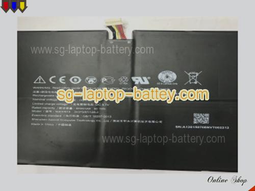 Genuine GETAC NJCH919 Laptop Battery  rechargeable 6600mAh, 50.1Wh Black In Singapore 