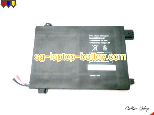 Genuine HASEE 6027A0116401 Laptop Battery  rechargeable 6500mAh, 24.1Wh Black In Singapore 