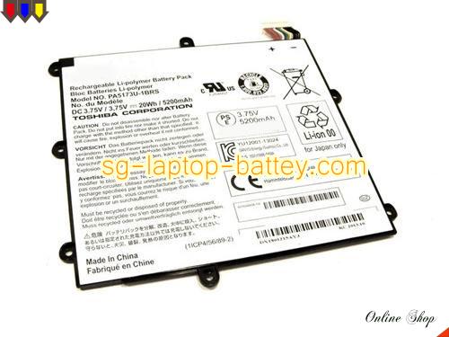 Genuine TOSHIBA PA5173U Laptop Battery PA5173U1BRS rechargeable 5200mAh, 20Wh White In Singapore 