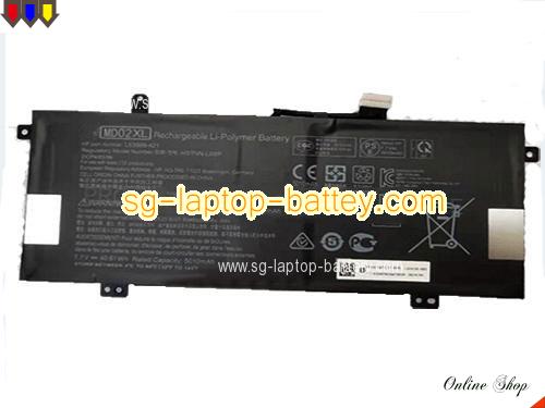 Genuine HP HSTNN-LB8P Laptop Battery L63999-421 rechargeable 5010mAh, 40.61Wh Black In Singapore 