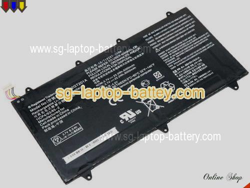 Genuine LENOVO H12GT201A Laptop Battery  rechargeable 6000mAh, 23Wh Black In Singapore 