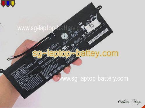 Genuine LENOVO L15C4PBO Laptop Battery L15C4PB0 rechargeable 3050mAh, 23Wh Black In Singapore 