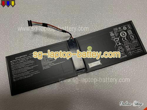 Genuine ACER 2ICP3/77/128 Laptop Battery AP17A7J rechargeable 4580mAh, 36Wh Black In Singapore 