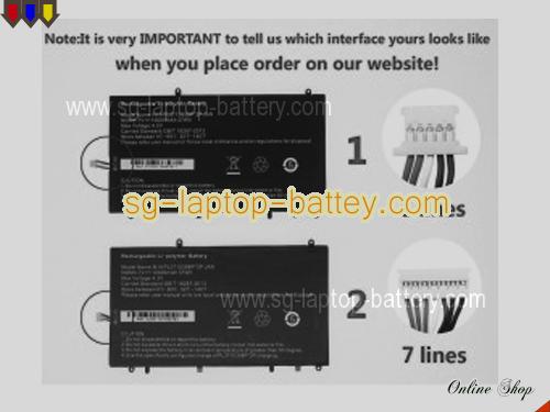 Replacement HAIER PL3710398P 2P Laptop Battery ELL1401-BK rechargeable 10000mAh, 37Wh Black In Singapore 