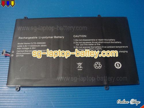 Replacement CHUWI CLTD-3585280 Laptop Battery CLTD3585280 rechargeable 10000mAh, 38Wh Black In Singapore 