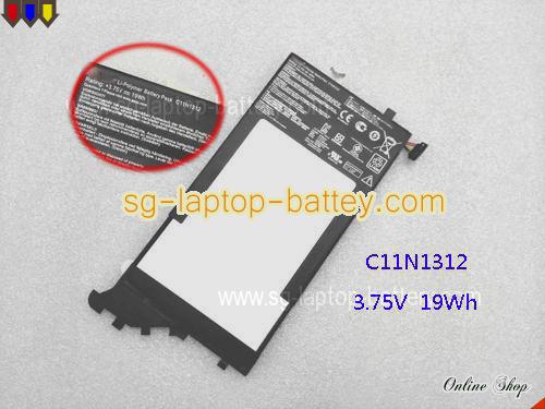 Genuine ASUS C11PQ95 Laptop Battery C11N1312 rechargeable 4920mAh, 19Wh Black In Singapore 