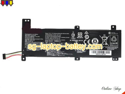 Genuine LENOVO L15L2PB3 Laptop Battery 5B10K90806 rechargeable 5055mAh, 39Wh Black In Singapore 