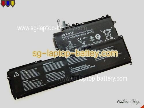 Genuine MSI BTY-S1E Laptop Battery  rechargeable 3800mAh, 42.18Wh Black In Singapore 