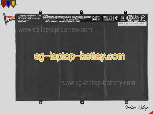 Genuine WACOM DTHA1300L1 Laptop Battery DTH-A1300L-1 rechargeable 6560mAh, 50Wh Black In Singapore 