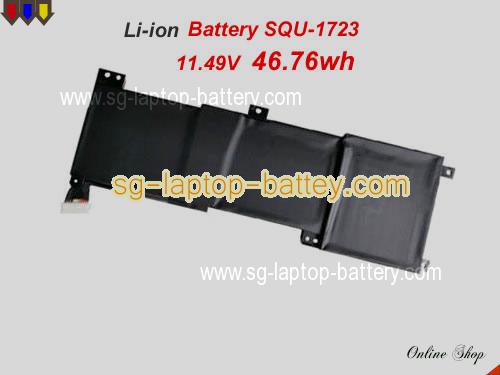 Genuine GIGABYTE SQU-1723 Laptop Battery SQU1723 rechargeable 4070mAh, 46.76Wh Black In Singapore 