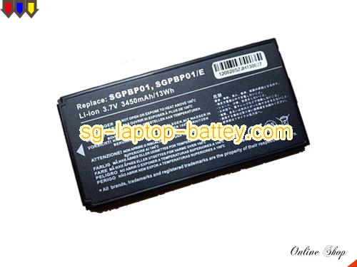 Genuine SONY SGPBP01 Laptop Battery SGPBP01E rechargeable 3080mAh Black In Singapore 