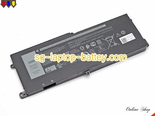 Genuine DELL 07PWXV Laptop Battery 07PWKV rechargeable 7890mAh, 90Wh Black In Singapore 